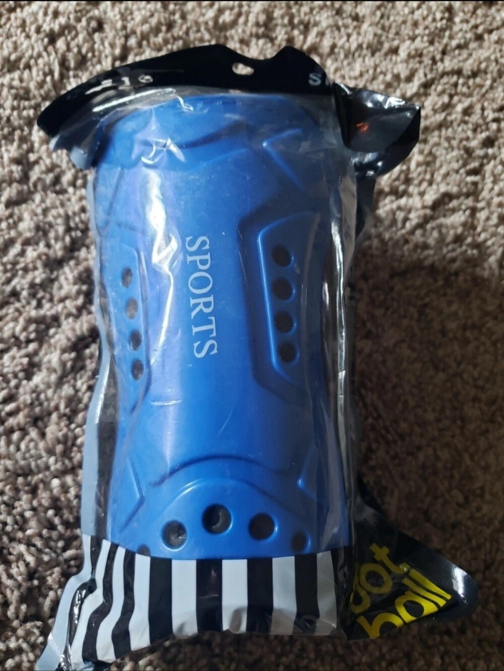 Soccer Blue Shin Guards and Socks Youth Size Small New